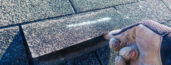 Wind crease and lifted shingle repair near me